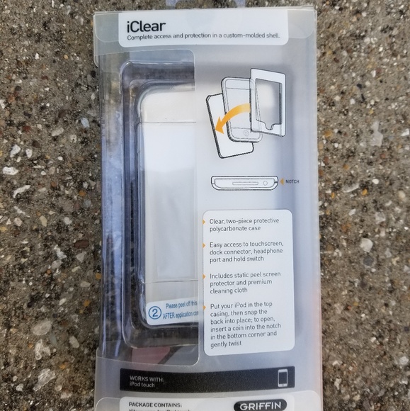 Griffin Crystal clear hard shell case for iPod - Picture 2 of 2